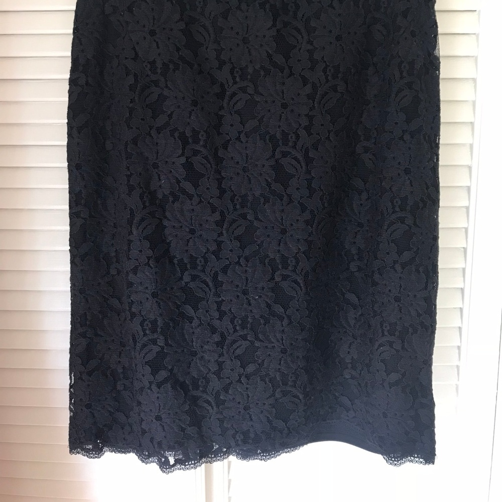 Black lace LK Bennett Isabela skirt
